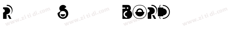 Rouge Script BORD字体转换